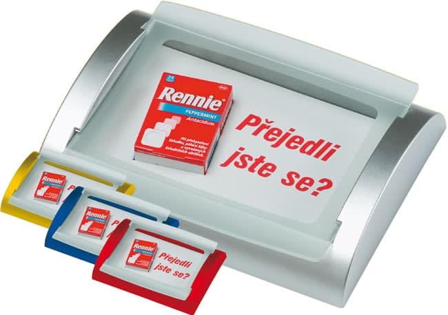 Zahlteller aus Kunststoff